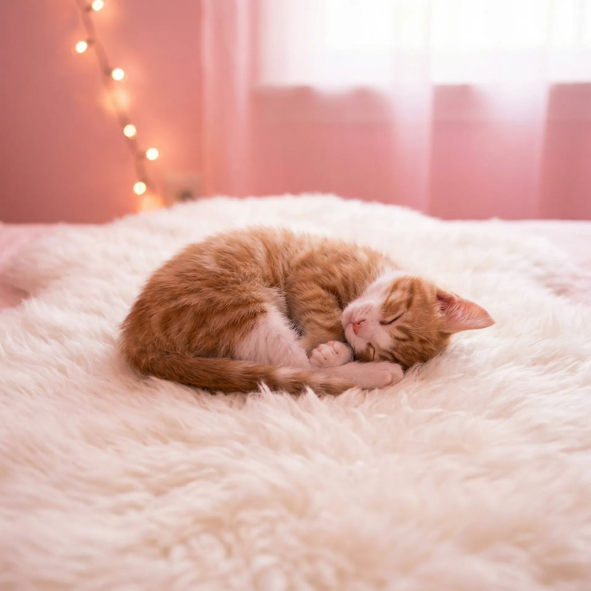 小猫蜷成一团入睡 - 一个鬼子都不留 电视剧