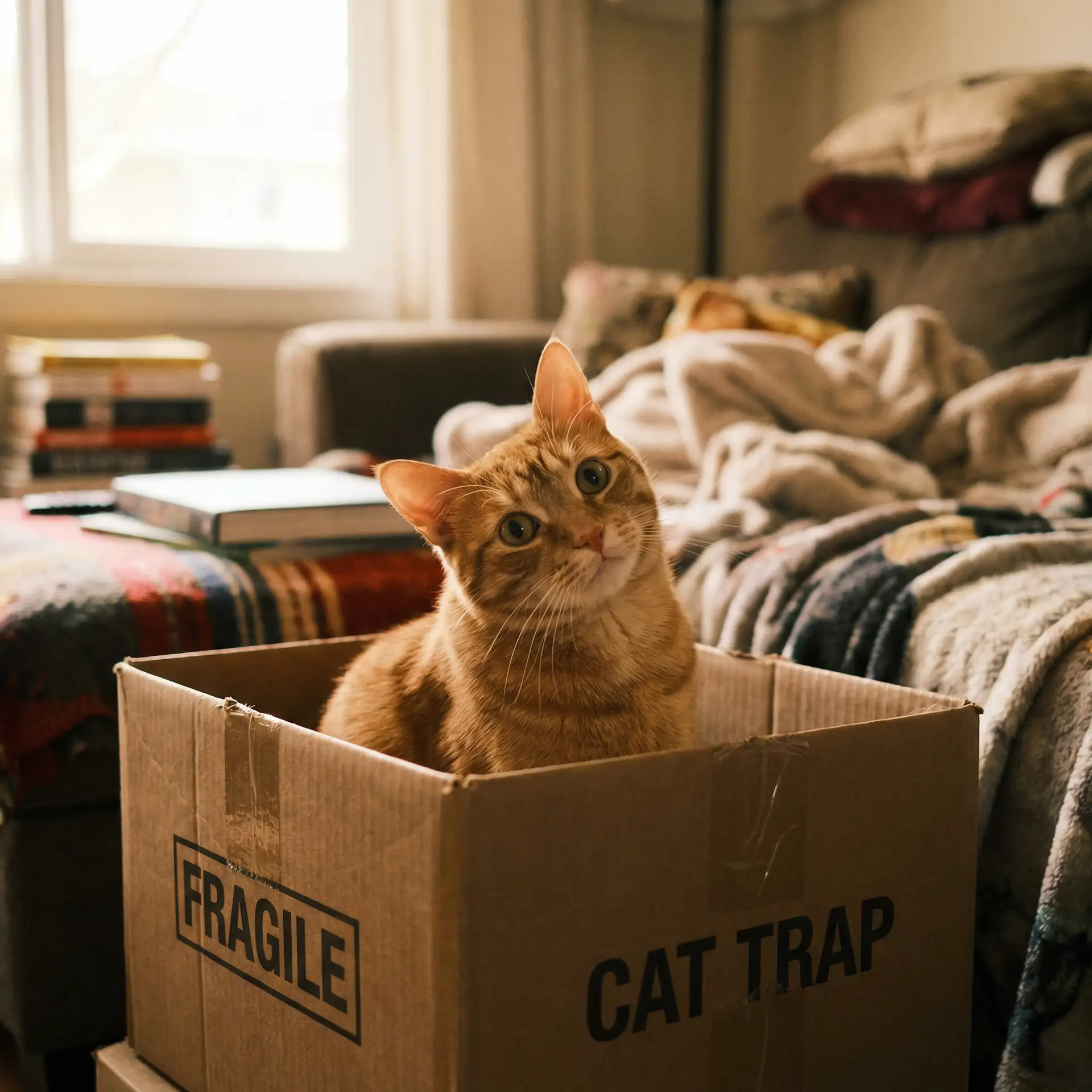 橘猫躲在纸箱里 - 一个鬼子都不留 电视剧